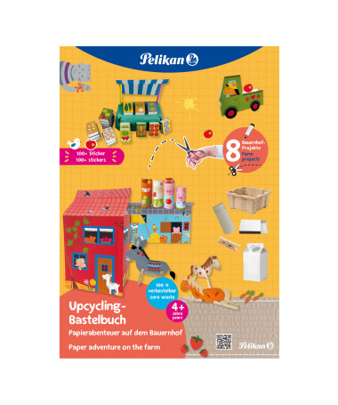 LIBËR KREATIV ME STICKERS "FARM", A4, 32 faqe - PELIKAN