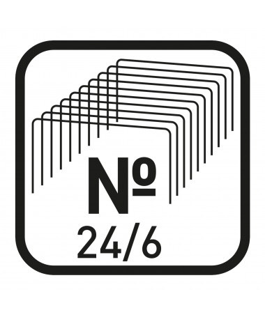 HEFTMAKINË METALIKE No.24/6 HIRI HERLITZ