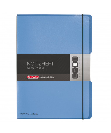 FLETORE A4 my.book FLEX PP, 2x40fletë (katrror, vija) - HERLITZ