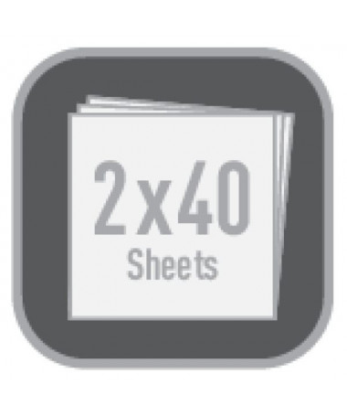 FLETORE A4 my.book, FLEXI PALME , 2 x 40fletë (katror, vija) - HERLITZ