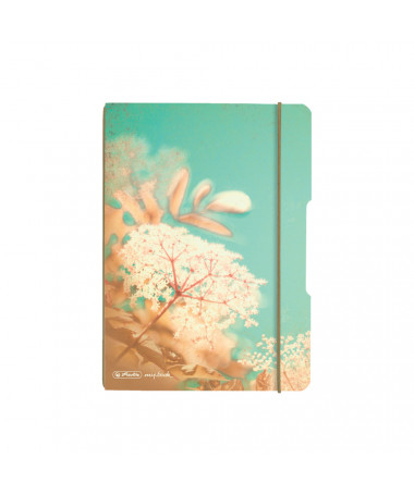FLETORE A5 my.book FLEXI VINTAGE FLOWERS, 40fletë, katror - HERLITZ