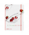 FLETORE A5 my.book, FLEXI STRAWBERRY, 40 fletë, katror - HERLITZ