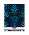 FLETORE A4 ME SPIRALE x.book, BATIK FEARLESS, 80fletë, katror - HERLITZ
