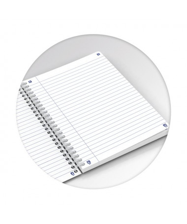 FLETORE A5 ME SPIRALE 60fl. / FLORAL TWIN WIRE OXFORD