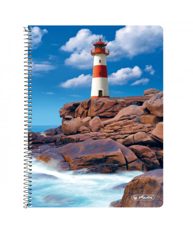 FLETORE A5 ME SPIRALE, 160fletë, 70gr - HERLITZ