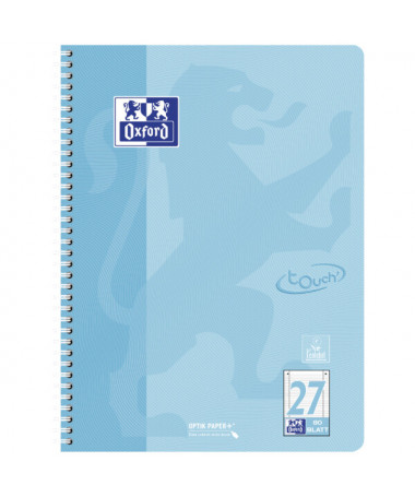 FLETORE A4 ME SPIRALE 80fl. / TOUCH OPTIK PAPER PASTEL OXFORD