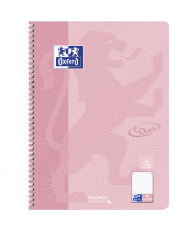 FLETORE A4 ME SPIRALE 80fl. / TOUCH OPTIK PAPER PASTEL OXFORD