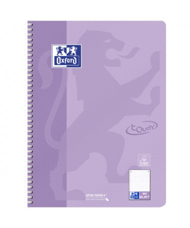 FLETORE A4 ME SPIRALE 80fl. / TOUCH OPTIK PAPER PASTEL OXFORD