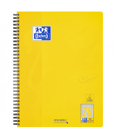 FLETORE A4 ME SPIRALE 80fl. / OPTIK PAPER MIX OXFORD