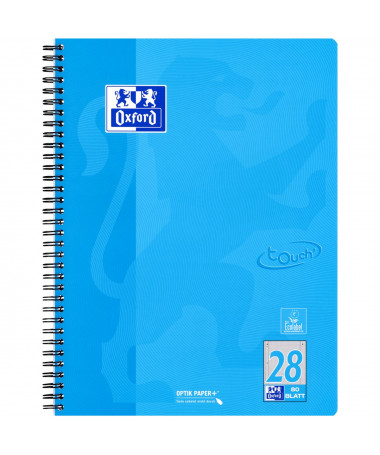 FLETORE A4 ME SPIRALE 80fl. / OPTIK PAPER MIX OXFORD