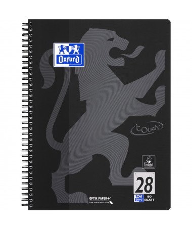 FLETORE A4 ME SPIRALE 80fl. / OPTIK PAPER MIX OXFORD