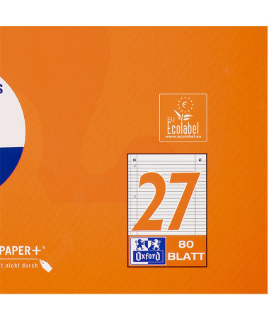 FLETORE A4 ME SPIRALE 80fl. / OPTIK PAPER PORTOKALL OXFORD