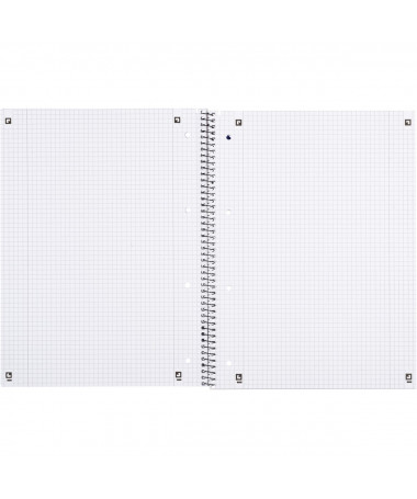 FLETORE A4 ME SPIRALE 80fl. / OPTIK PAPER KUQE OXFORD