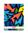 FLETORE A4 ME SPIRALE, NEON ART, katror, 80fletë, 70gr - HERLITZ