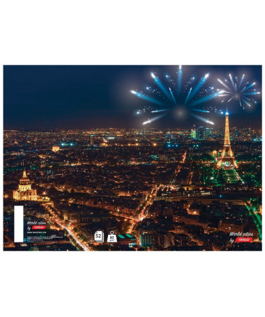 FLETORE A4, CITY IN THE NIGHT, pa vija, 52fletë, 80gr - TARGET