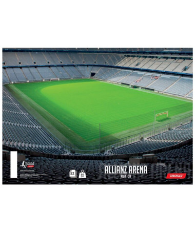 FLETORE A4 STADIUMS, pa vija, 52fletë, 80gr - TARGET
