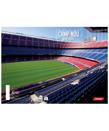 FLETORE A4 STADIUMS, pa vija, 52fletë, 80gr - TARGET