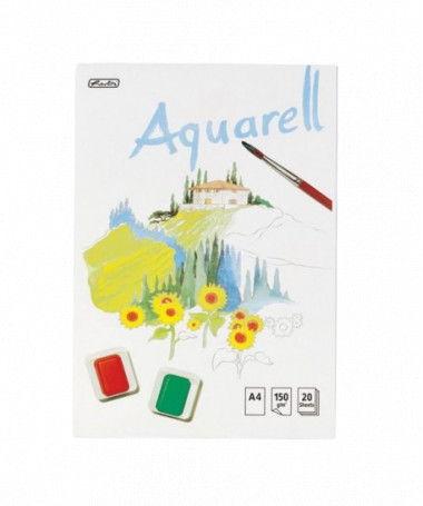 BLLOK PËR AKUAREL A4, 20 fletë,150gr - HERLITZ