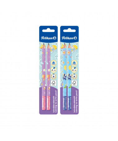 LAPSA GRAFIT, LEARNING TO WRITE, JUMBO, 2 copë - PELIKAN