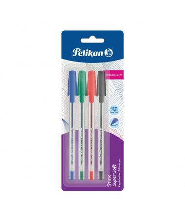 LAPS BALLPOINT K86 SUPER SOFT, 4 copë, BLISTER - PELIKAN