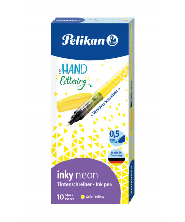 LAPS ROLLERBALL, INK 273 NEON, YELLOW - PELIKAN