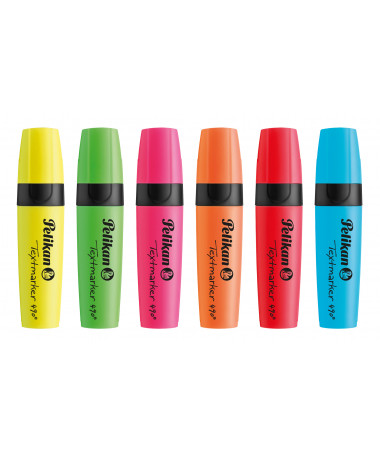 TEXTMARKER 490, NEON, SET 6 copë, WALLET - PELIKAN