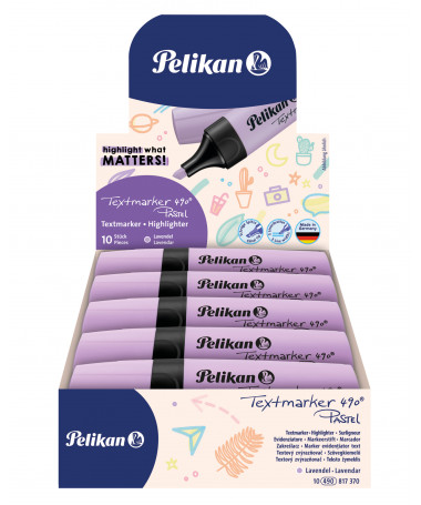 TEXTMARKER 490 PASTEL LAVENDER NEW PELIKAN