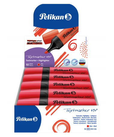TEXTMARKER 490 KUQE NEW PELIKAN