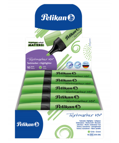 TEXTMARKER 490, GREEN NEON - PELIKAN