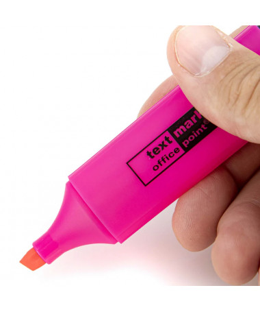 TEXTMARKER PEMBE 2-5mm OP