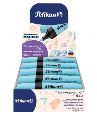 TEXTMARKER 490, BLUE PASTEL - PELIKAN