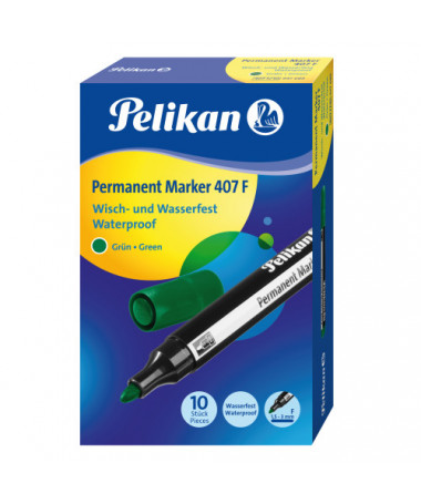 PERMANENT MARKER 407F, GREEN - PELIKAN