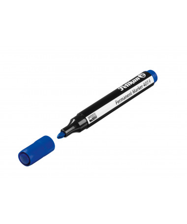 PERMANENT MARKER 407F, BLUE - PELIKAN