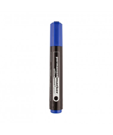 PERMANENT MARKER, 2-5mm, ROUND, BLUE - OFFICE POINT