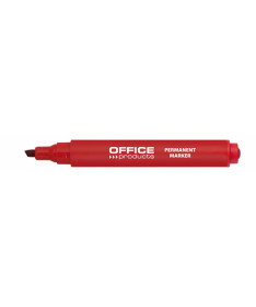 PERMANENT MARKER, 1-5mm, CHISEL, RED - OFFICE PRODUCTS