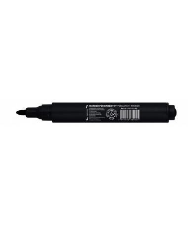 PERMANENT MARKER, 1-3mm, ROUND, BLACK - OFFICE PRODUCTS