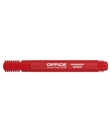 PERMANENT MARKER, 1-3mm, ROUND, RED - OFFICE PRODUCTS