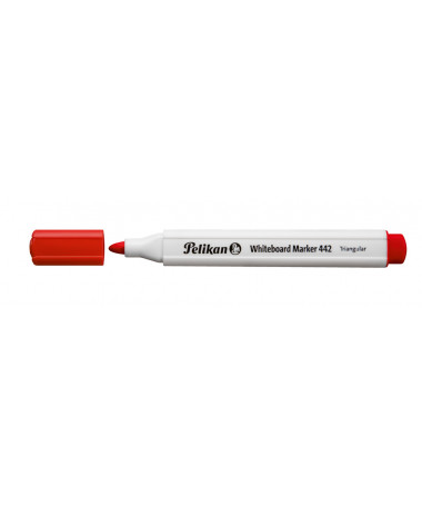 BOARDMARKER 442, TRIANGULAR, RED - PELIKAN