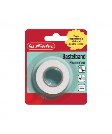 SELOTEJP MONTIMI, 1mx19mm x 1m, I BARDHË - HERLITZ