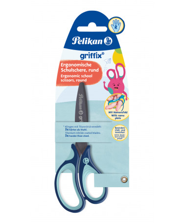 GËRSHËRË SHKOLLORE, GRIFFIX, RIGHT HAND, BLUE, BLISTER - PELIKAN