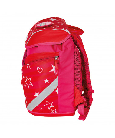 ÇANTË SHKOLLORE SOFTLIGHT EMPTY STARS&STRIPES KUQE HERLITZ