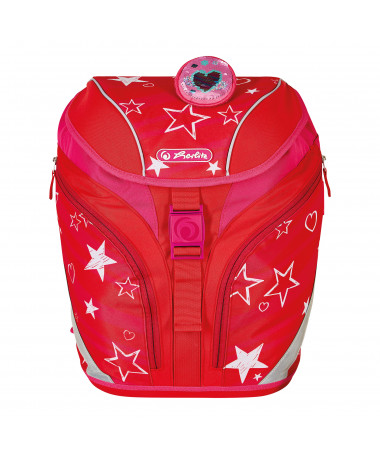 ÇANTË SHKOLLORE SOFTLIGHT EMPTY STARS&STRIPES KUQE HERLITZ