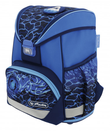 ÇANTË SHKOLLORE, ULTRALIGHT, BLUE SHARK - HERLITZ