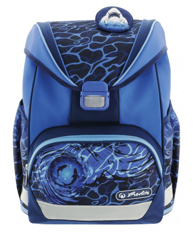ÇANTË SHKOLLORE ULTRALIGHT EMPTY BLUE SHARK HERLITZ