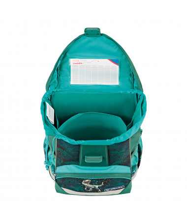 ÇANTË SHKOLLORE ULTRALIGHT EMPTY E GJELBËR REX NEW HERLITZ