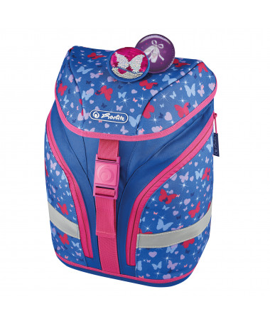 ÇANTË SHKOLLORE, SOFTLIGHT, BUTTERFLY - HERLITZ