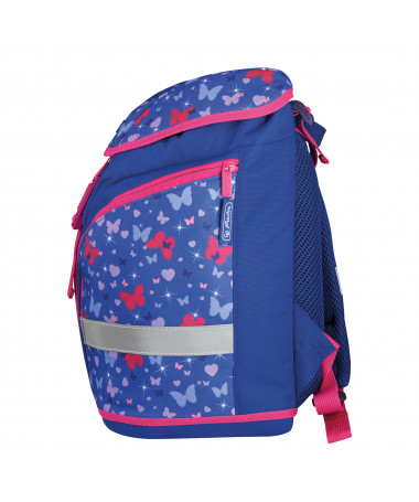 ÇANTË SHKOLLORE, SOFTLIGHT, BUTTERFLY - HERLITZ