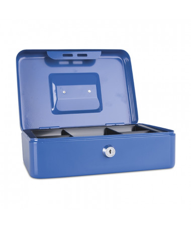 CASH BOX, LARGE, 250x180x90mm, BLUE - DONAU