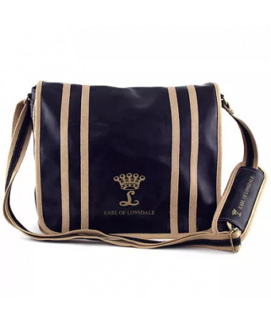 ÇANTË KRAHU, LONSDALE, BLACK/BROWN - TARGET