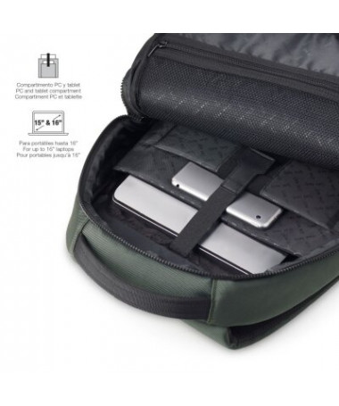 ÇANTË SHPINE PËR LAPTOP TO WORK M GREEN MIQUELRIUS